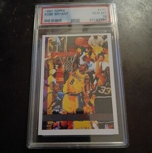 1997 Topps Kobe Bryant Gem Mint 10